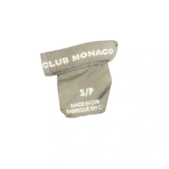 Club Monaco Black Skater Skirt Mini • SMALL • Sweater Knit Dainty Lines - Picture 3 of 3